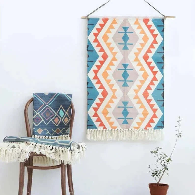 Boho Cotton Macrame Wall Hanging Rug