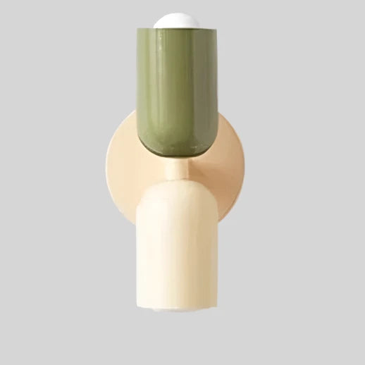 Modern Dual-Light Creamy Glow Wall Lamp