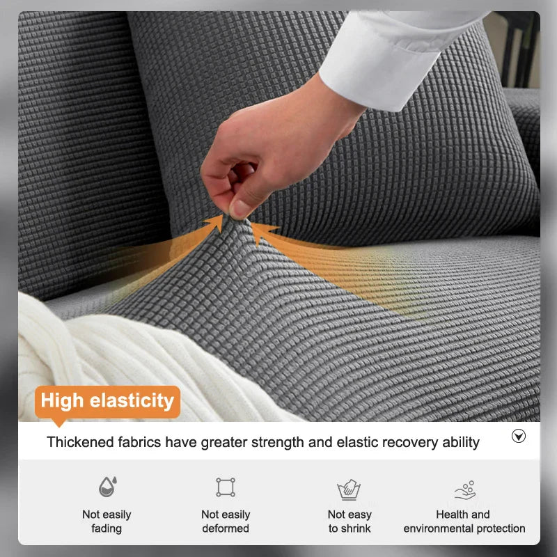 Stretch Jacquard Sofa Cover for 1-4 Seater and L-Shape