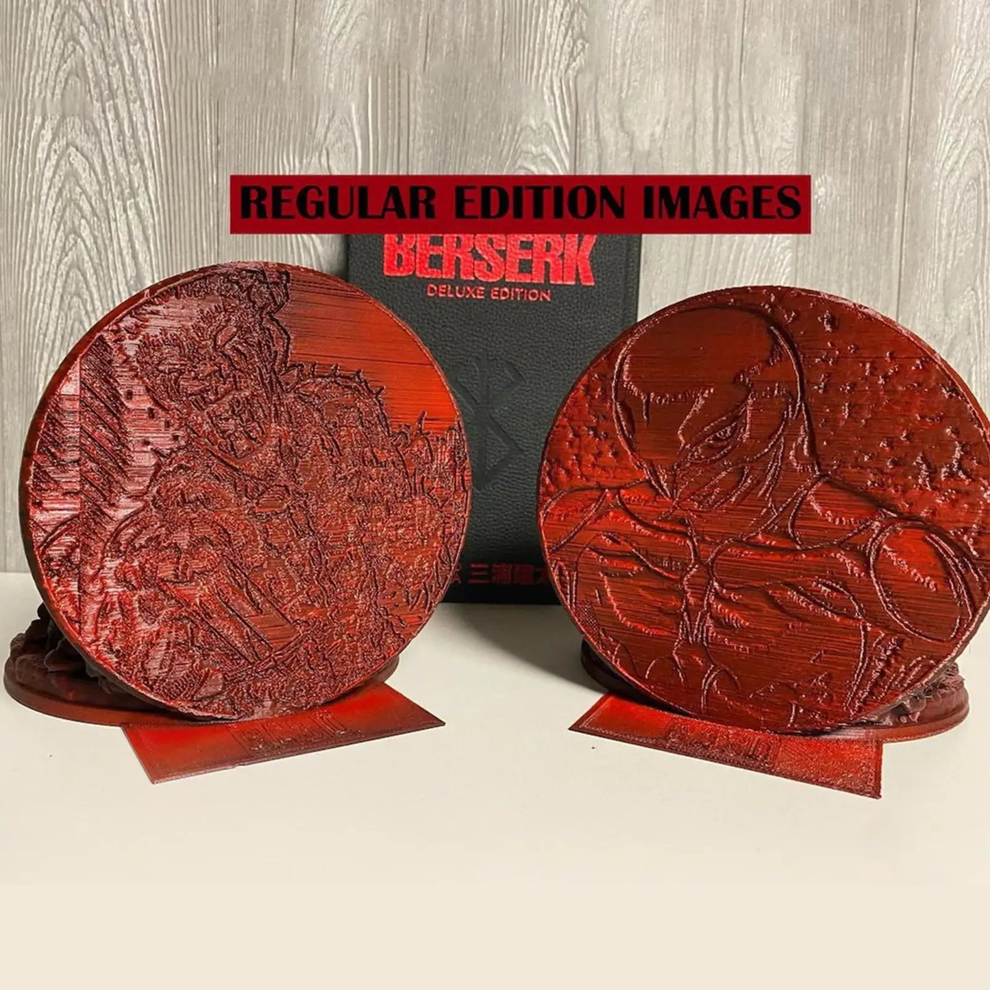 Dragon Hunter Resin Bookends for Home Office Decor