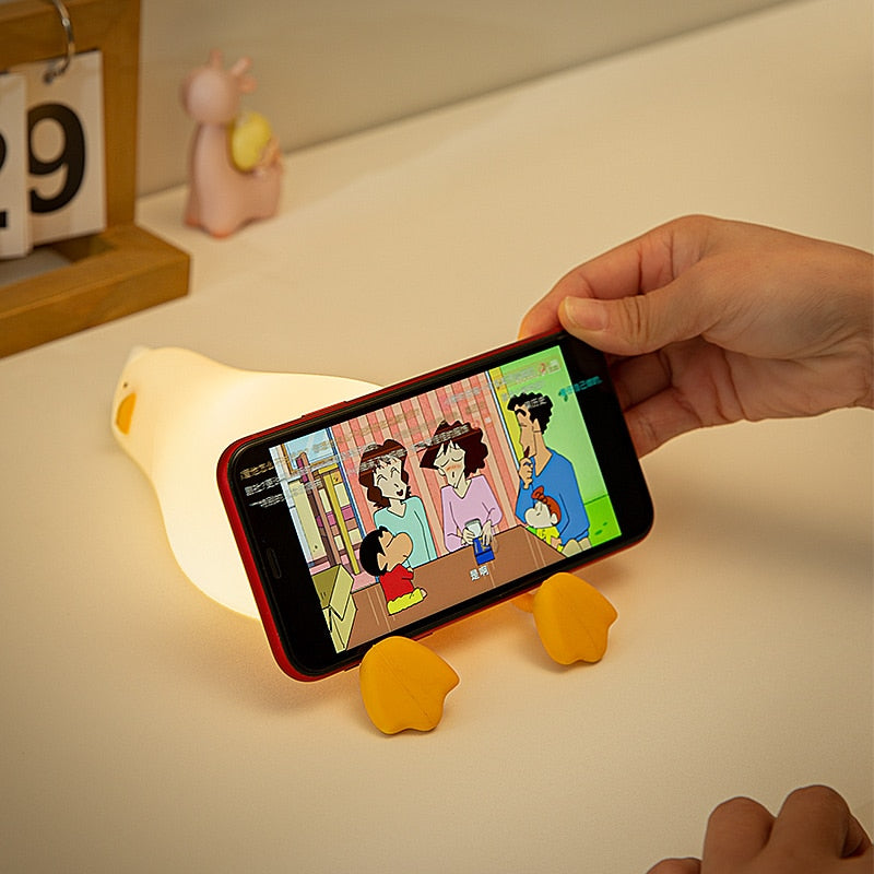 Duck LED Night Light - USB Rechargeable Cozy Lamp