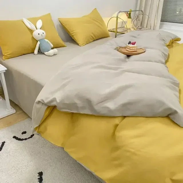 Reversible Scandinavian Bedding Set, Soft Breathable Fabric