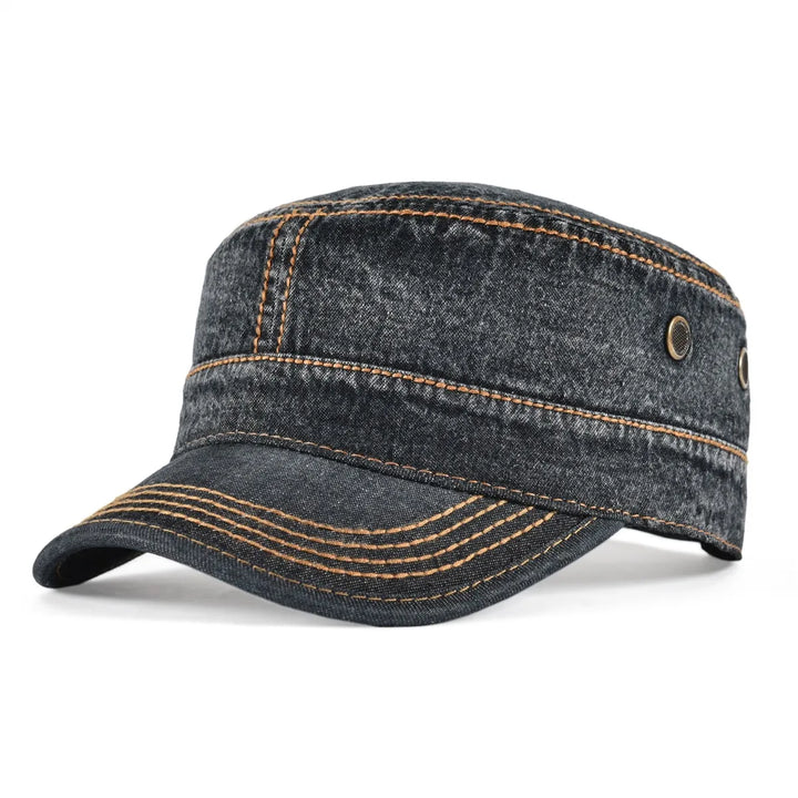 Dalton | Robust vintage cap (Washed Black)
