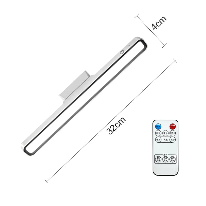 Magnetic Dimmable Desk Lamp with Adjustable Brightness and Portable Design