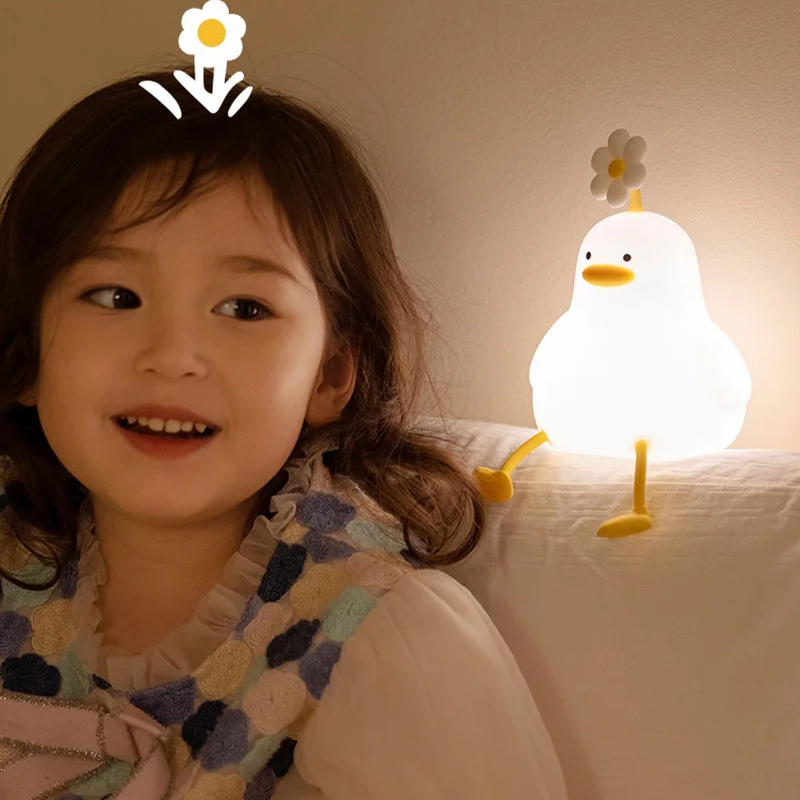 Duck Night Light with Adjustable Brightness