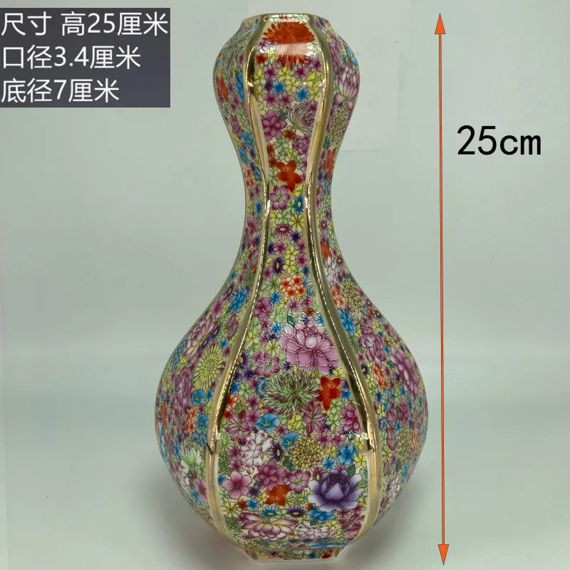 Antique Royal Chinese Porcelain Floral Vase 6-10 Inch