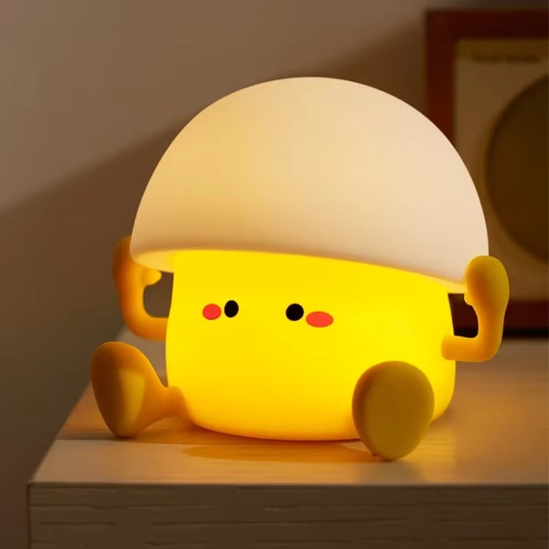 Mushroom LED Night Light with USB Charging
