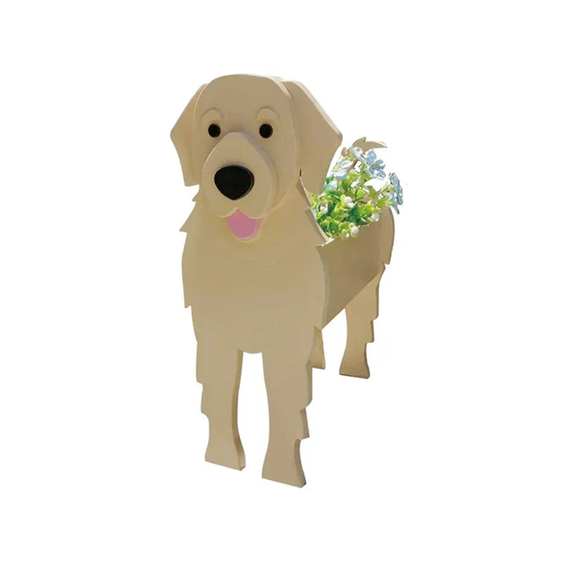 Dog-Shaped Planter - Delightful Indoor/Outdoor Flower Pot