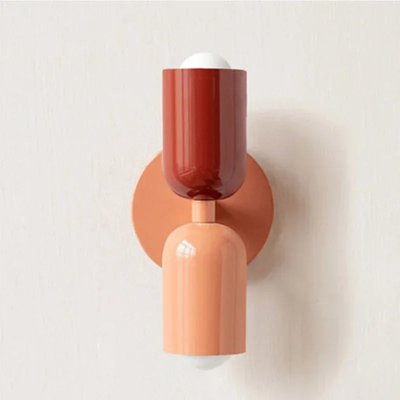 Modern Cream Double Head LED Wall Lamp