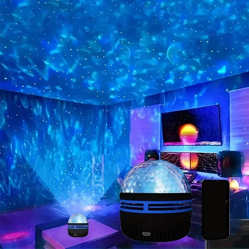 Northern Lights Projector with Music Sync and Remote Control