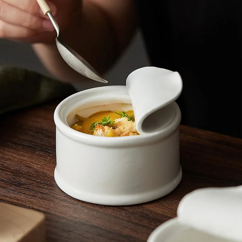 Contemporary Ceramic French Onion Soup Bowl