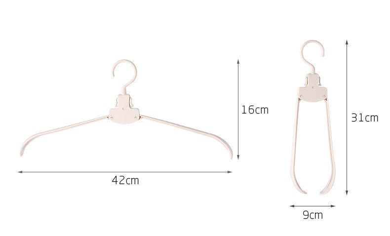 Wide Foldable Clothes Hanger for Easy Drying and Storage