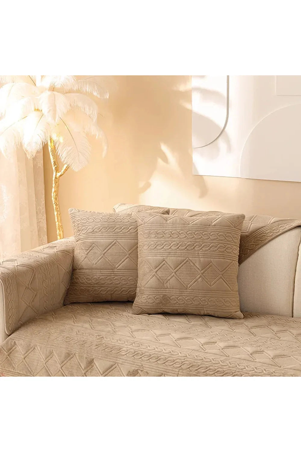 Dutch Velvet Polyester Sofa Cover