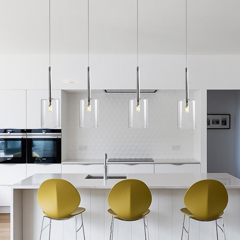 Glass Pendant Light for Dining Table - Modern Chic Design