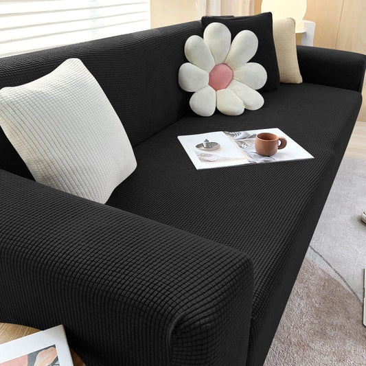 Elastic Sofa Cover for Standard and L-Shaped Sofas, Non-Slip Protection Cover