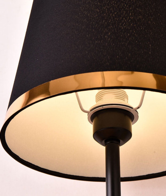 Gold and Black Retro Table Lamp