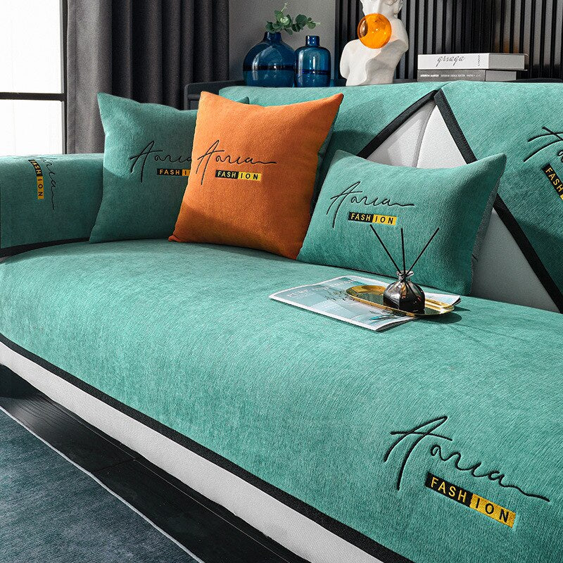 Non-slip Washable L-shaped Sofa Cover