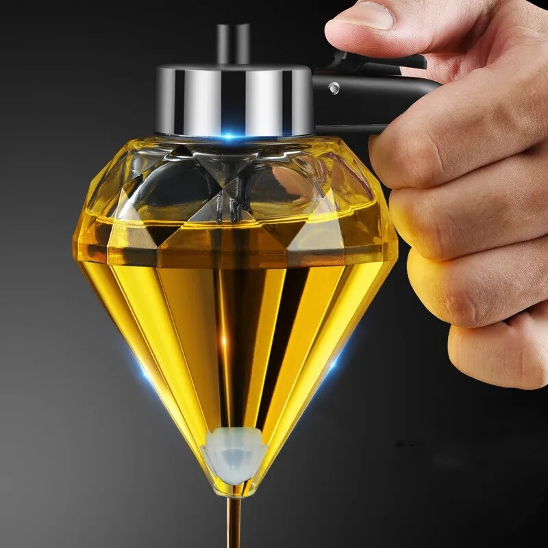Clear Glass Oil Dispenser with Drip Mechanism
