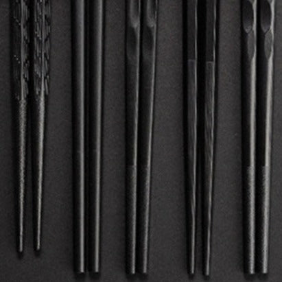 Luxe Alloy Chopstick Set with Elegant Design - 5 Pairs