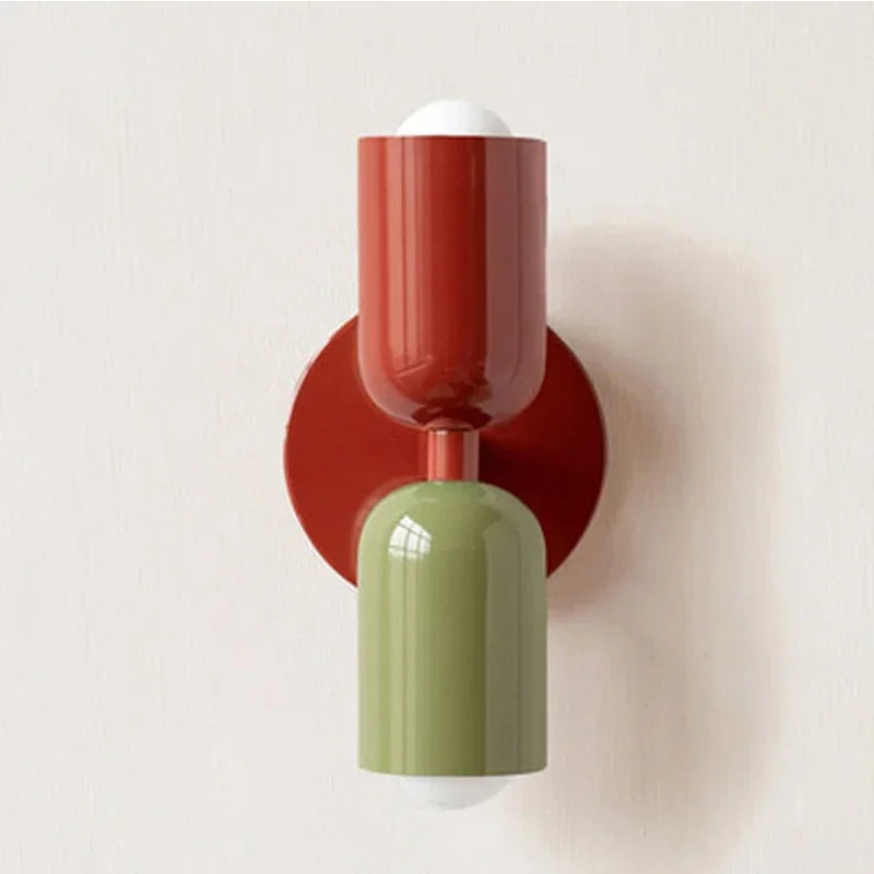 Modern Cream Double Head LED Wall Lamp