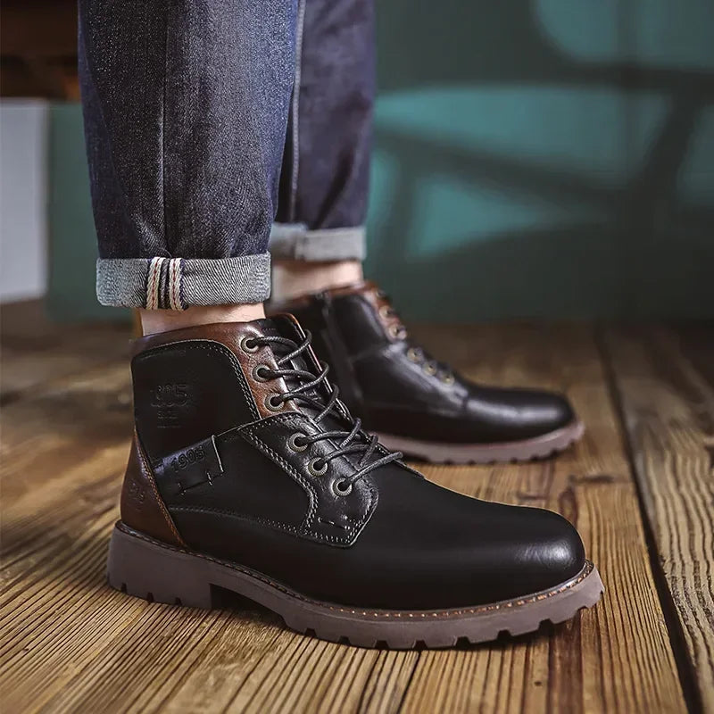 Parker | British-Style Orthopedic Leather Boots