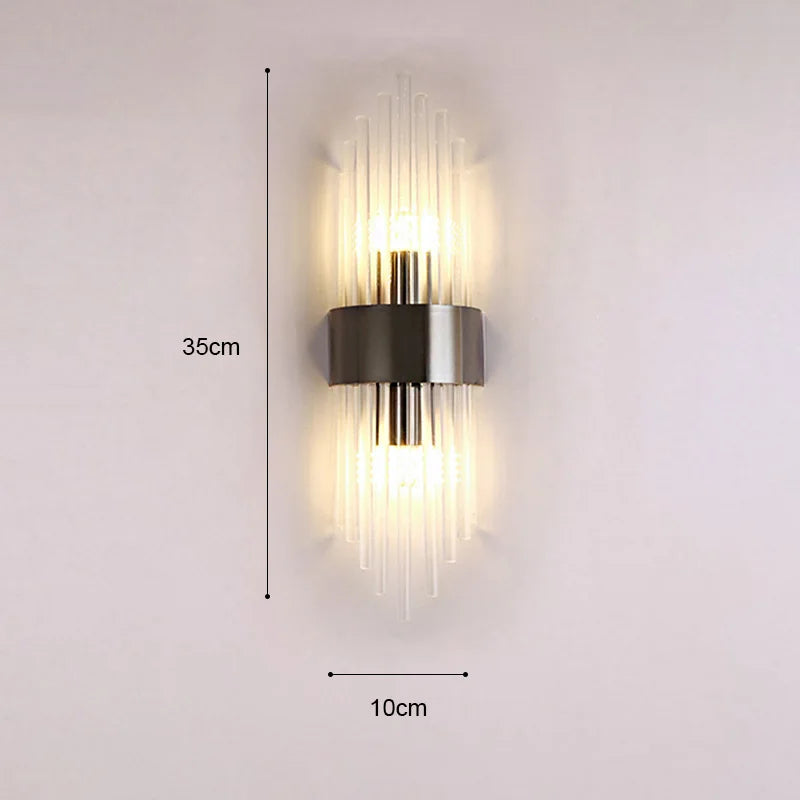 Gold LED Wall Lamp with Elegant Design