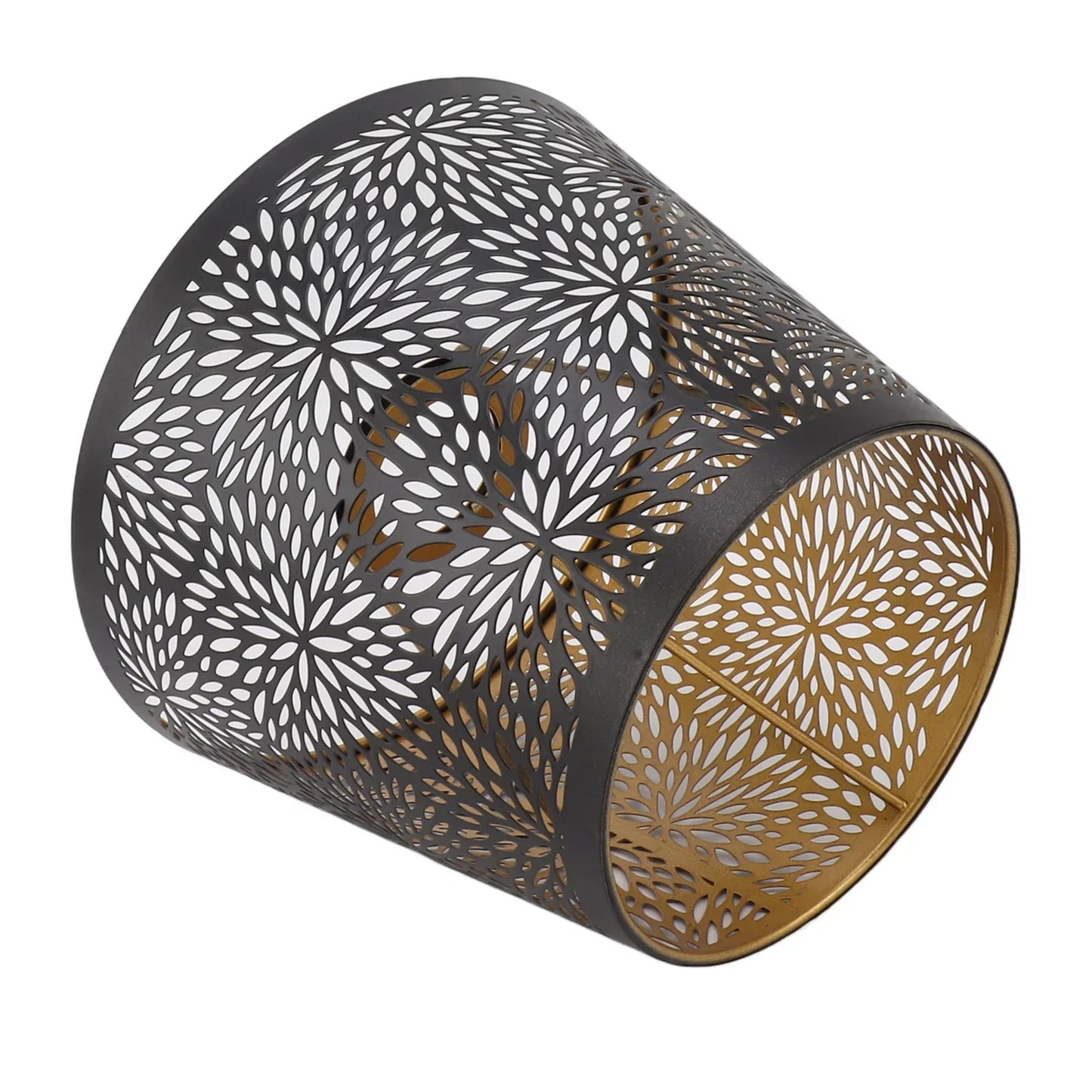 Elegant Gold Patterned Metal Lamp Shade