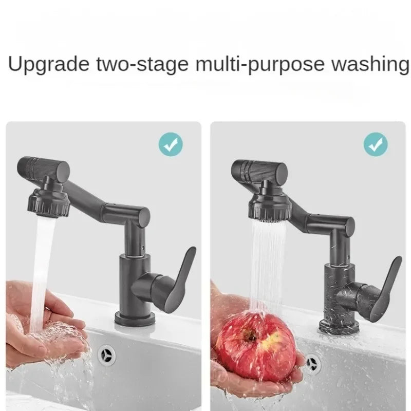 Splash-Resistant 360-Degree Swivel Spout Faucet