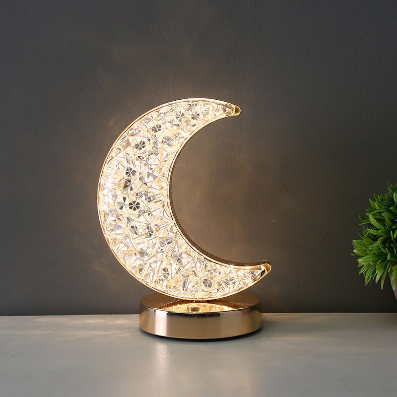 Magical Midnight Moon Acrylic Night Light