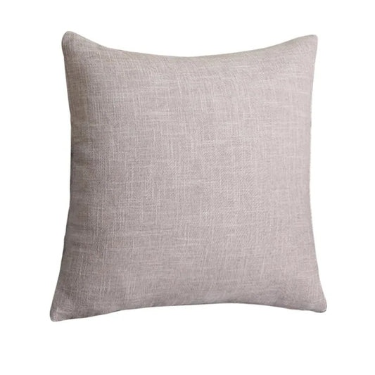 Cotton Linen Decorative Pillowcases for Sofa and Chair