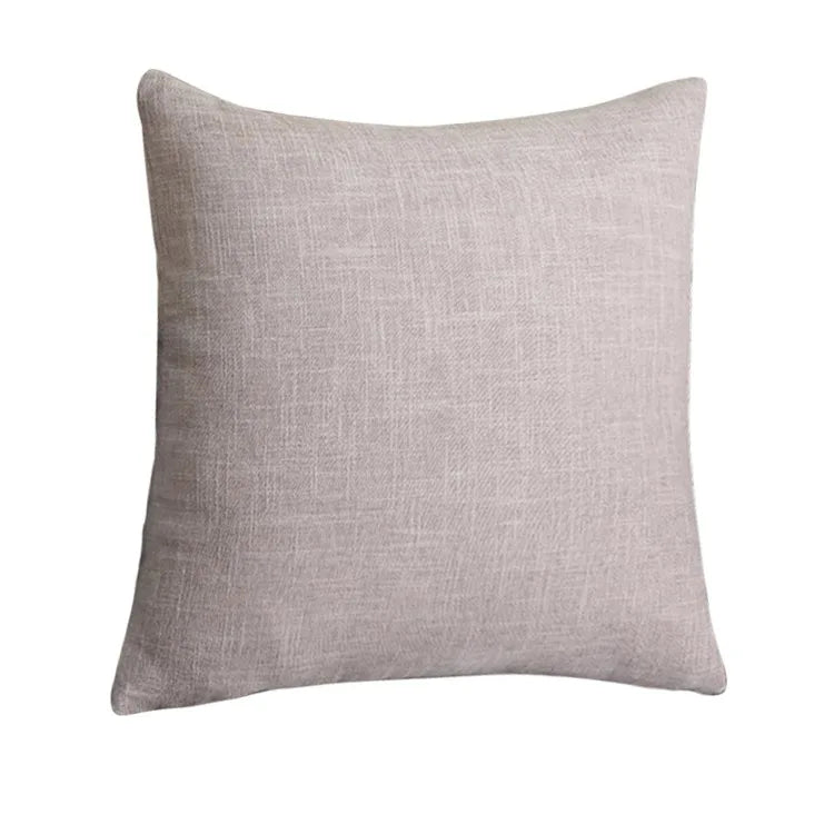 Cotton Linen Decorative Pillowcases for Sofa and Chair