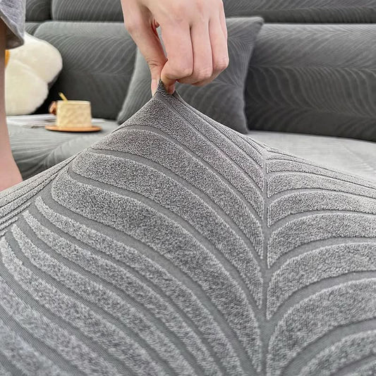 Elegant Jacquard Non-Slip Sofa Cover in Premium Polyester