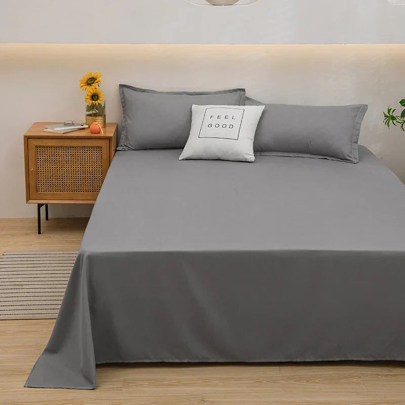 100% Linen Fitted Bed Sheet for Comfortable Sleep