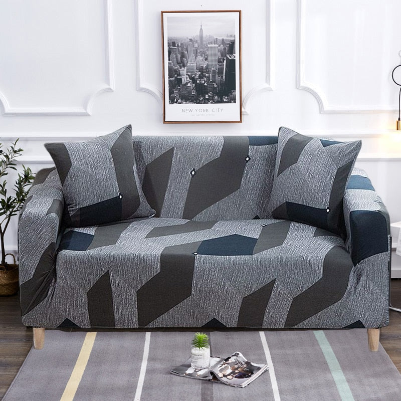 Modern Non-Slip Colorful Elastic Sofa Cover 35-118 Inch