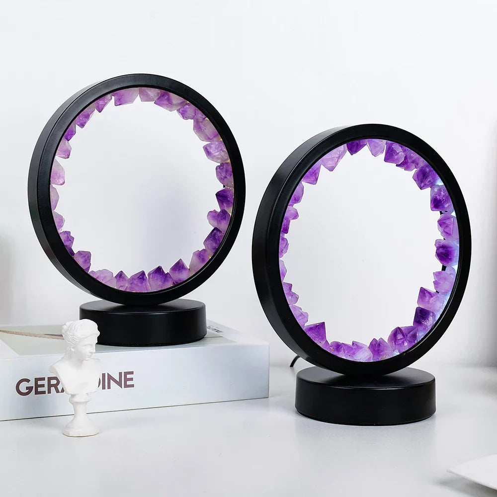 Healing Crystal LED Night Light Lamp