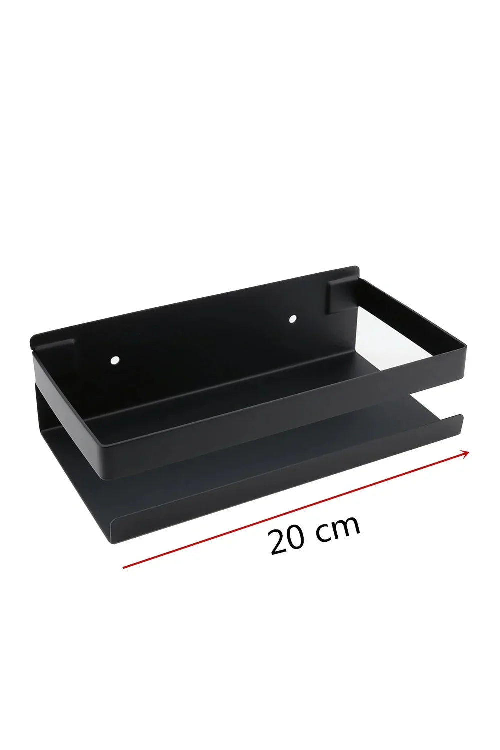Modern Black Metal Floating Wall Shelves