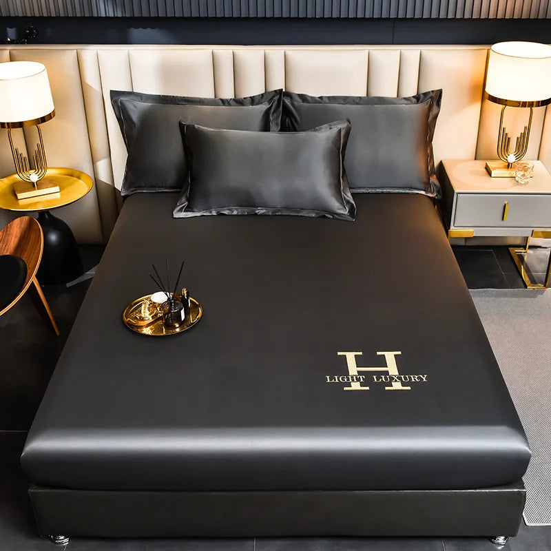 Silk Microfiber Fitted Bed Sheet - Soft and Breathable
