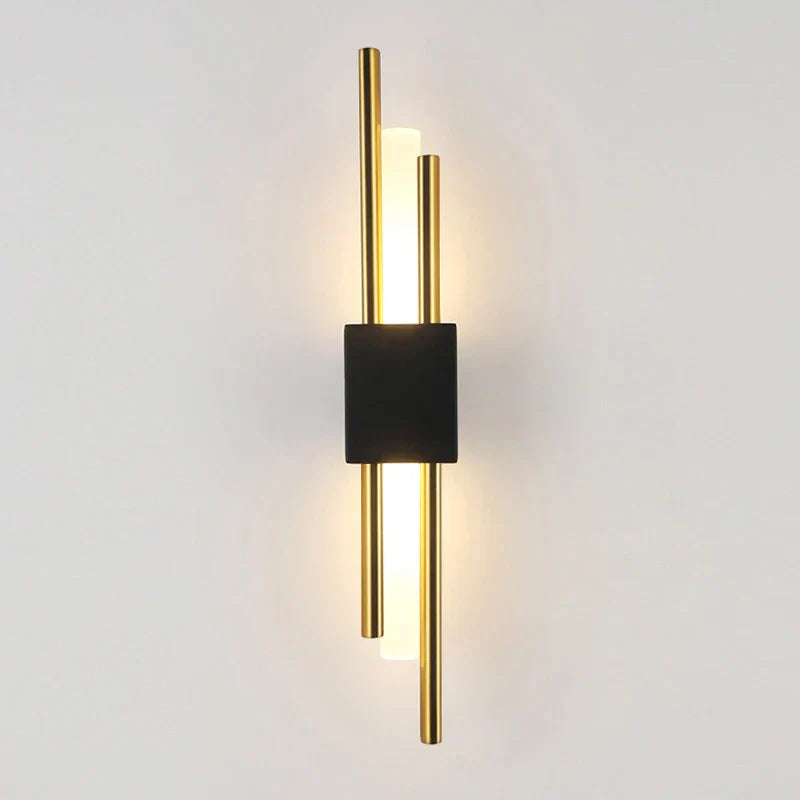 Dual-Headed Modern LED Wall Lamp with Adjustable Color Temperature