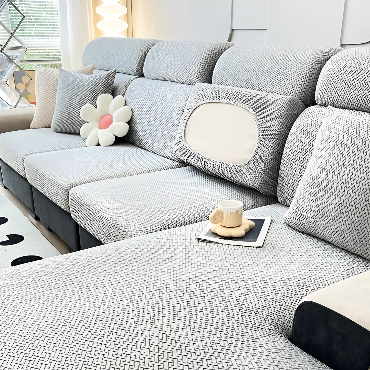 Water-Repellent Stretch Sofa Cover for All-Around Protection