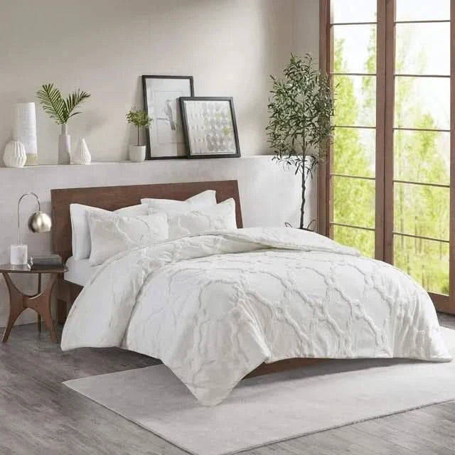 Cotton Duvet Cover and Pillowcase Set