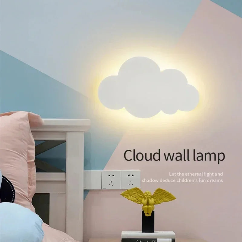Dimmable LED Cloud Wall Light with 3-Color Options