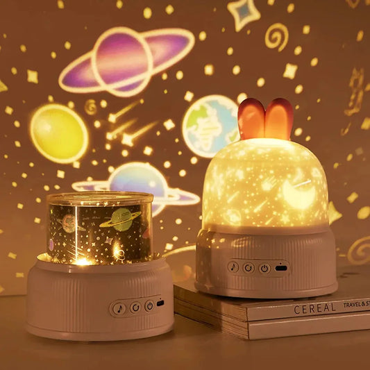 Cute Rabbit Night Light Projector for Kids