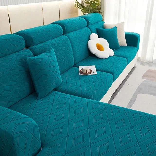 Elegant Jacquard Non-Slip Sofa Cover