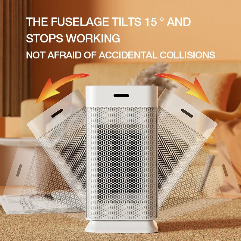 Portable Ceramic Electric Heater with PTC and Night Light