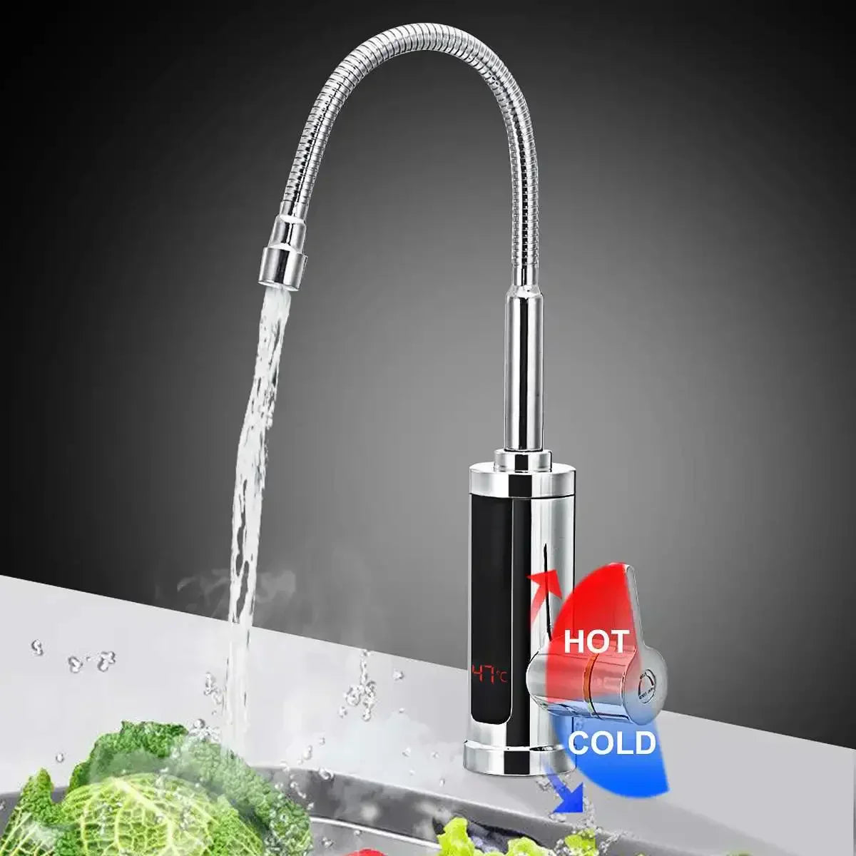3000W Instant Hot Water Kitchen Faucet