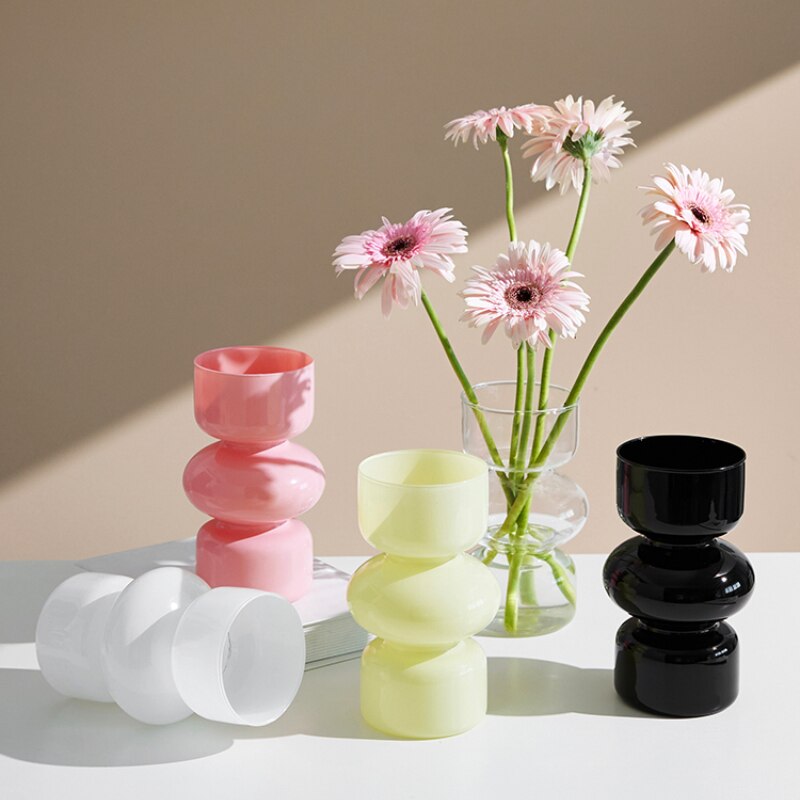 Multicolor Glass Animal Vase - 18 cm