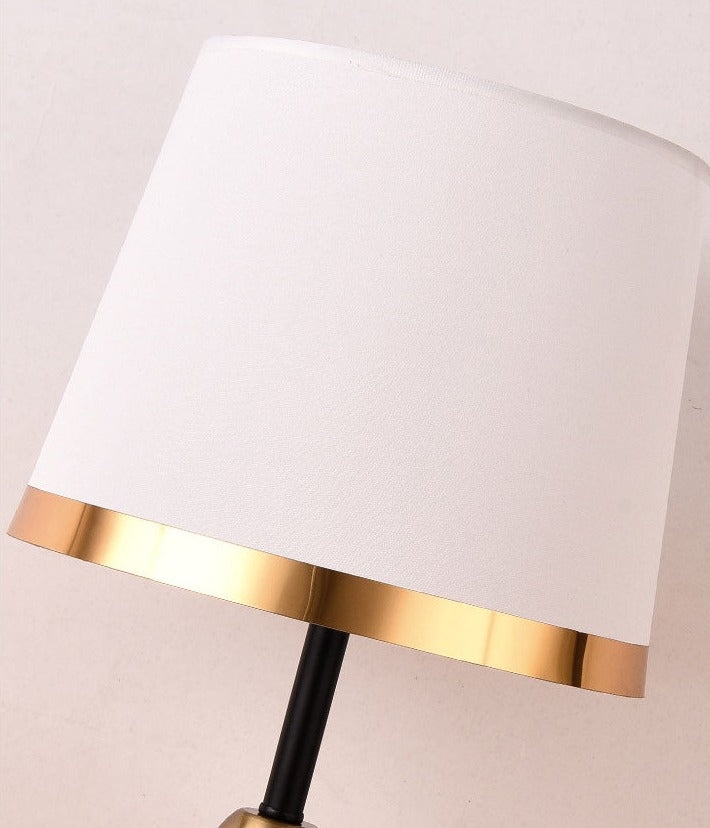 Gold and Black Retro Table Lamp