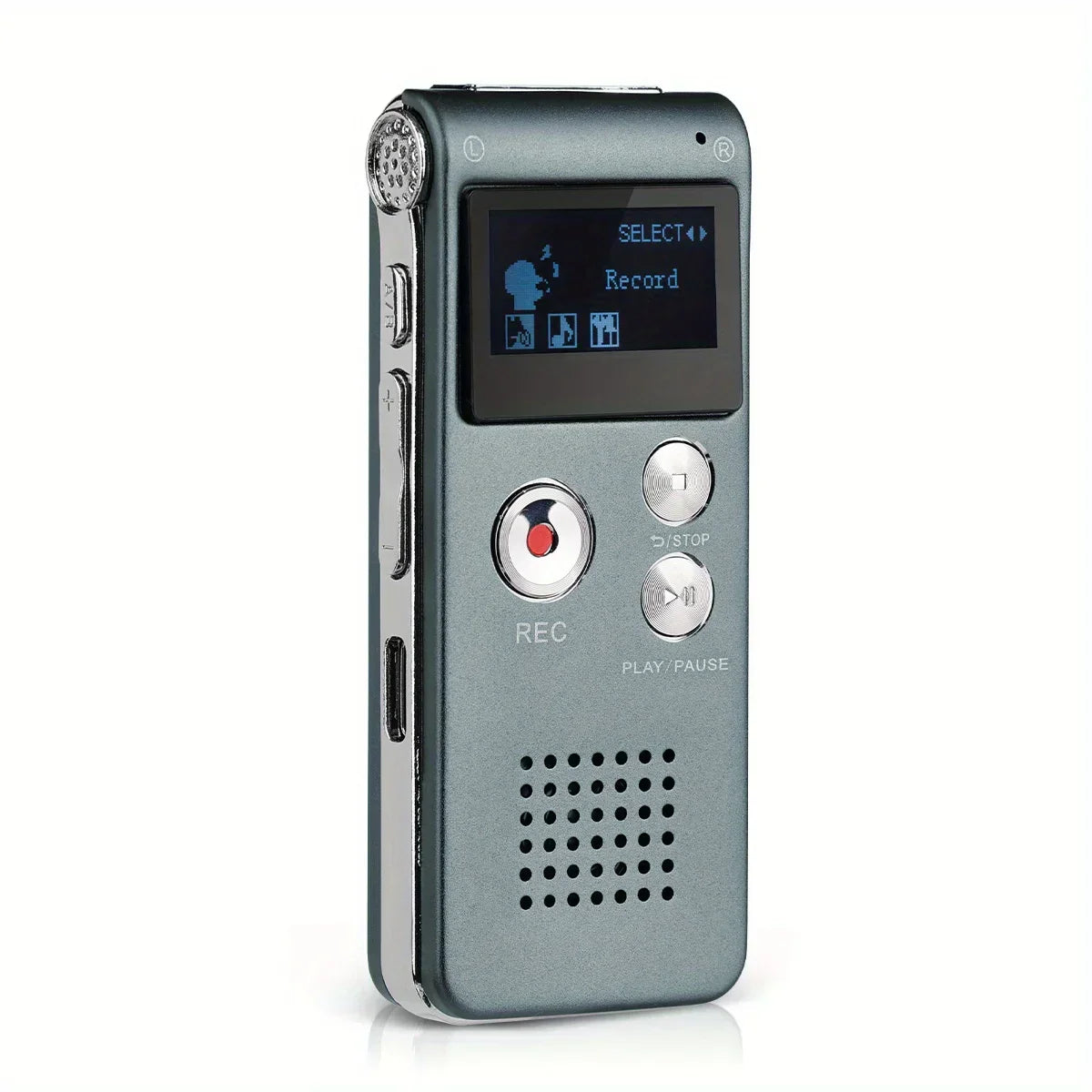 Digital Voice Recorder with Voice Activation and WAV Format