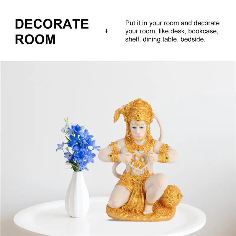 Resin Lord Hanuman Buddha Monkey God Figurine