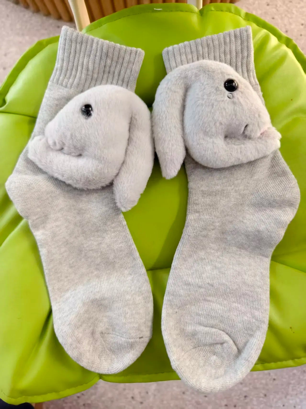 Cozy 3D Animal House Socks with Non-Slip Sole
